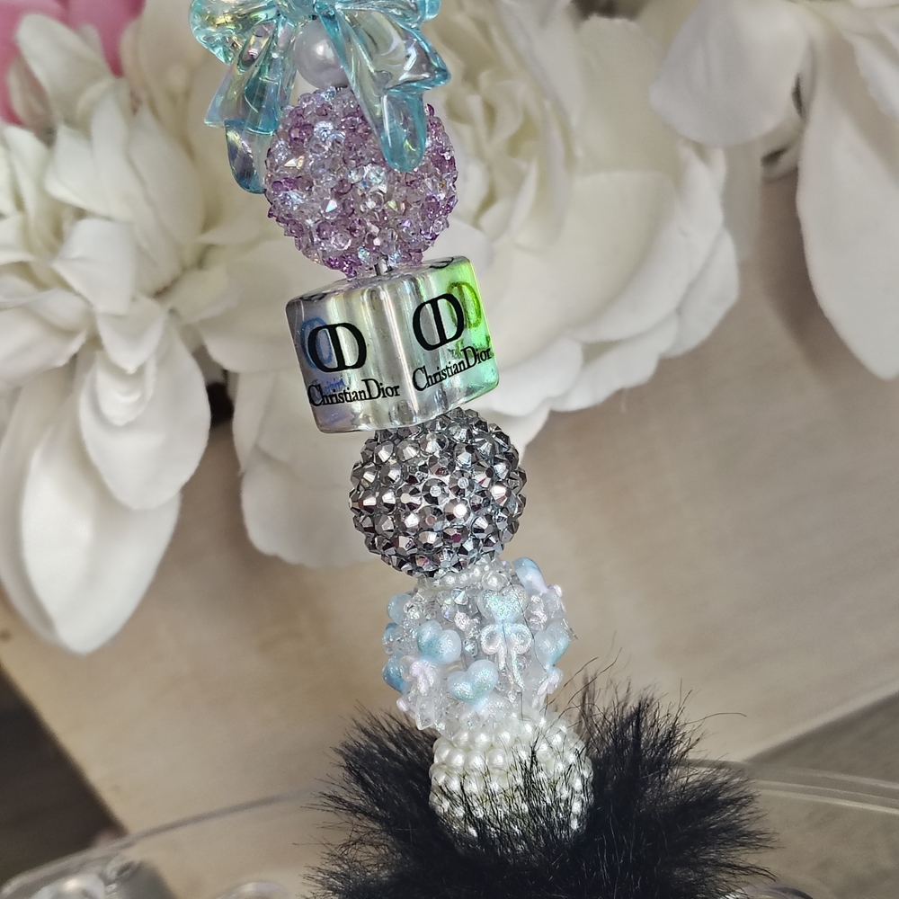 Dior Beaded Black Pom Pom Pen - Picture 3 of 4